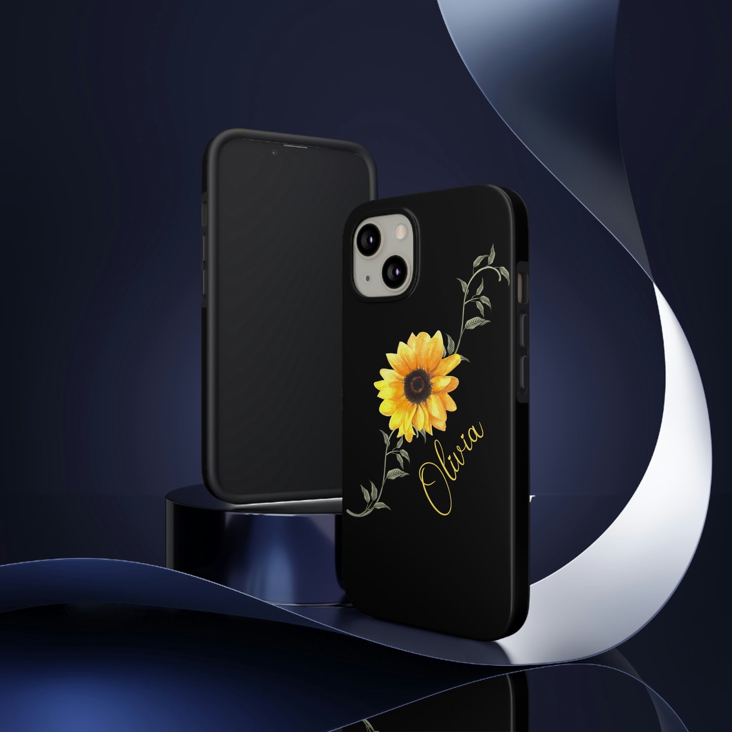Sunflower IPhone Case / Personalized Girl's Phone Case
