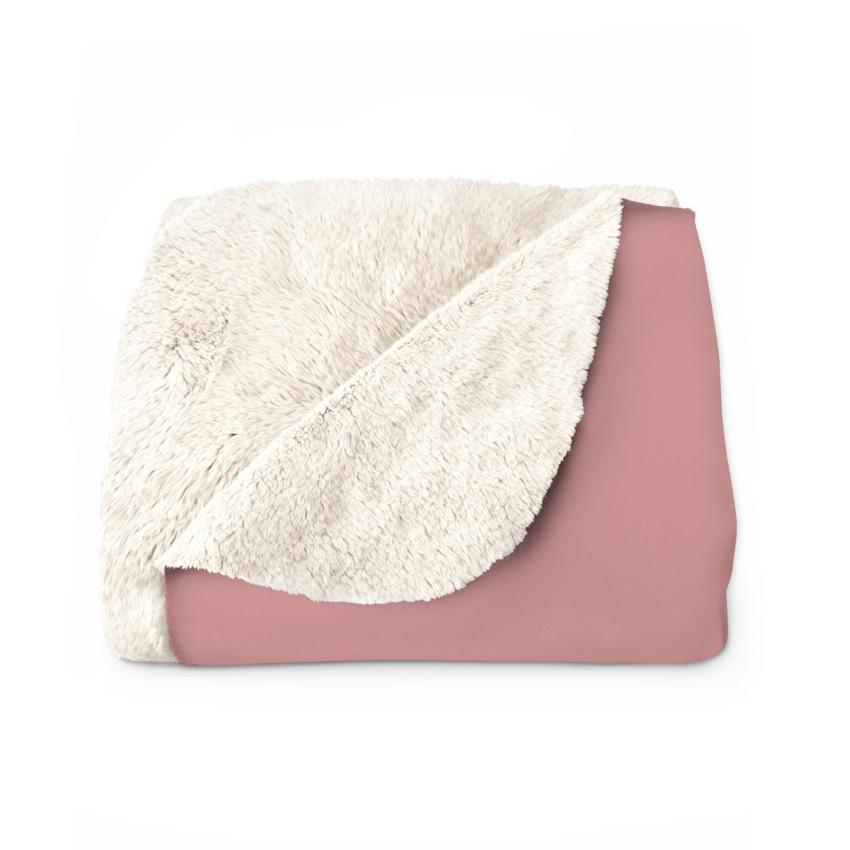 Pink Striped Blanket / Personalized Blanket / Custom Sherpa Blanket