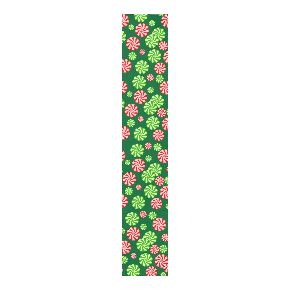 Christmas Candy Table Runner / Green Table Runner
