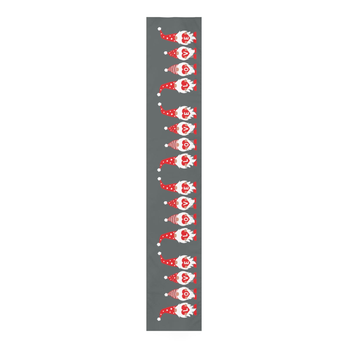 Valentines Table Runner / Gnome Table Runner / Red Valentines Decor