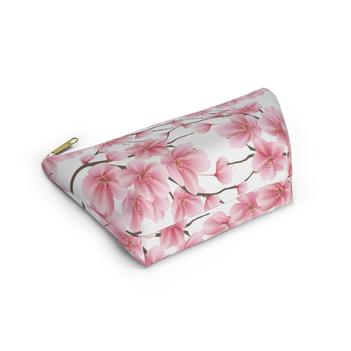 Cherry Blossom Makeup Bag / Pink Cosmetic Bag
