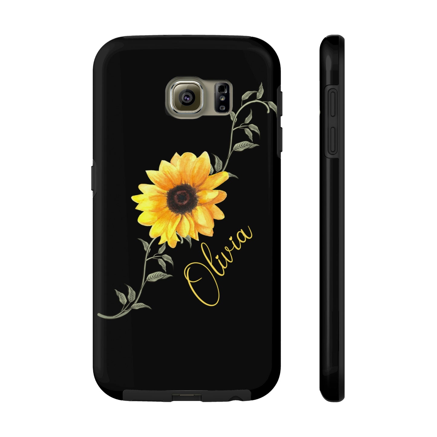 Sunflower IPhone Case / Personalized Girl's Phone Case