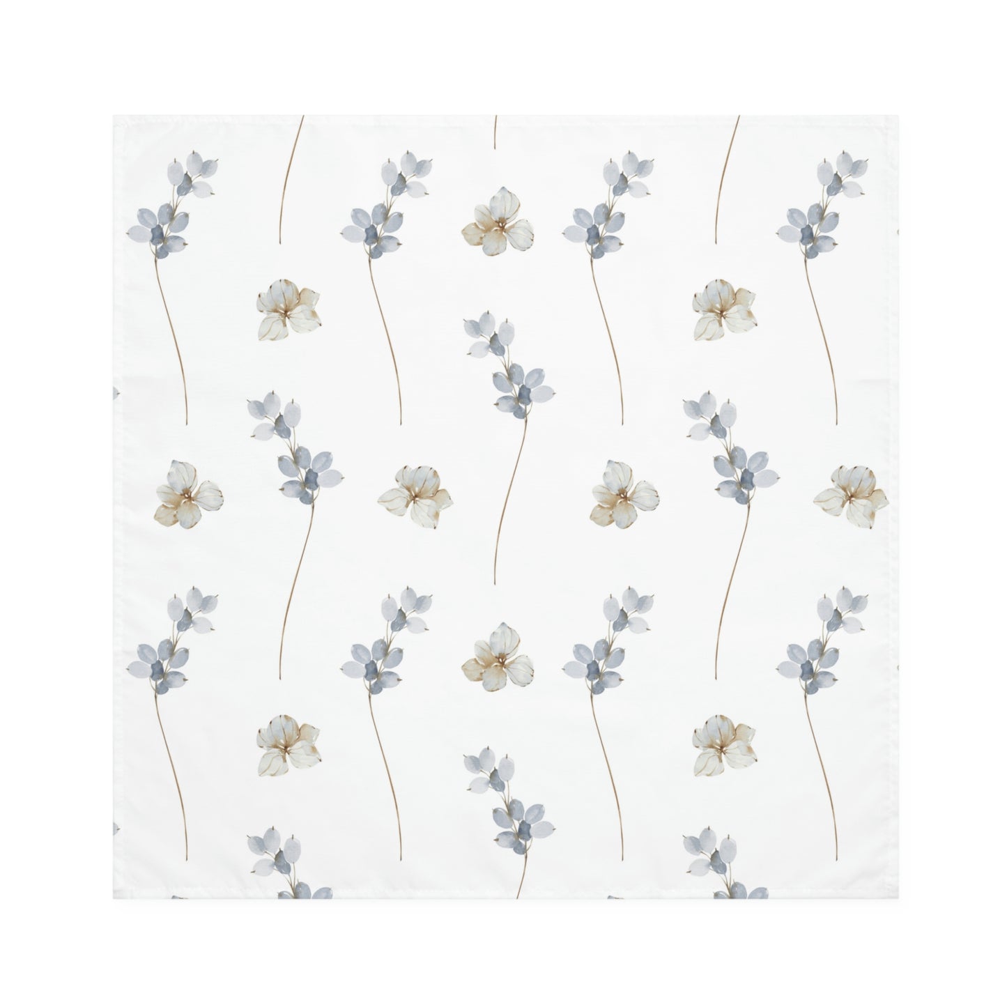 Floral Napkins / Spring Napkins / Grey Watercolor Floral Decor