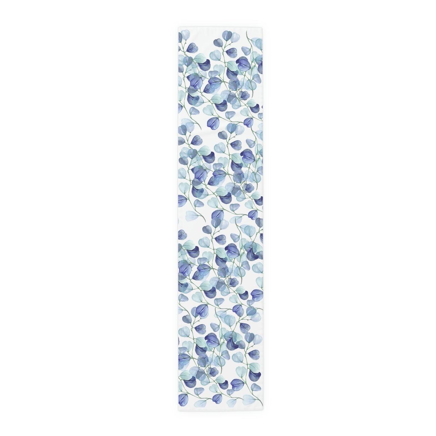 Blue Leaves Table Runner / Blue Table Runner