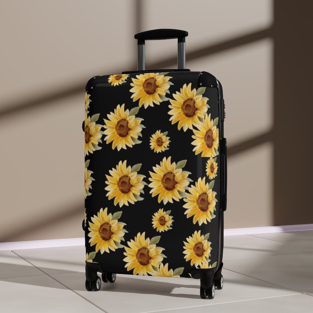 Sunflower Suitcase / Wheeled Suitcase / Sunflower Luggage