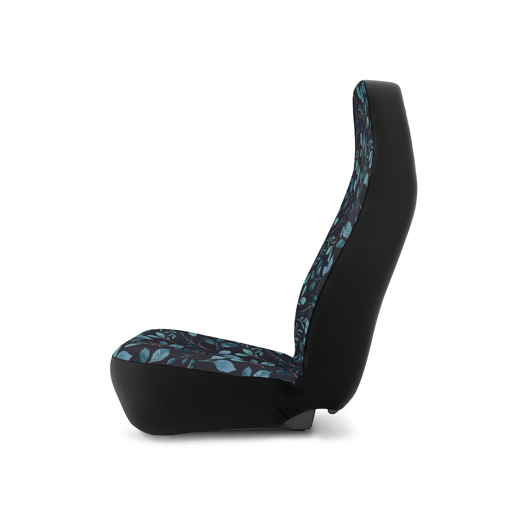 Blue Leaf Car Seat Covers