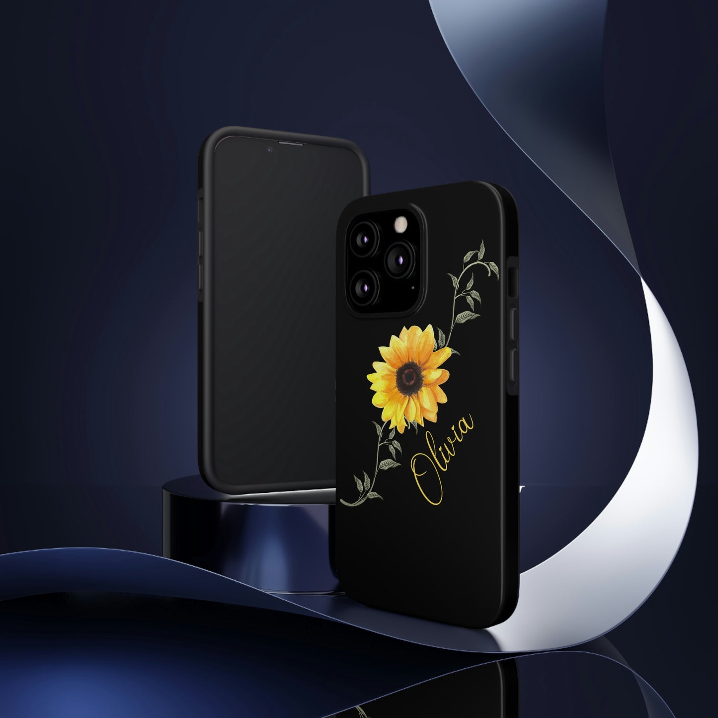 Sunflower IPhone Case / Personalized Girl's Phone Case