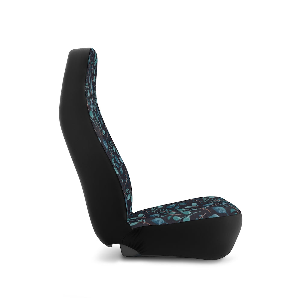 Blue Leaf Car Seat Covers