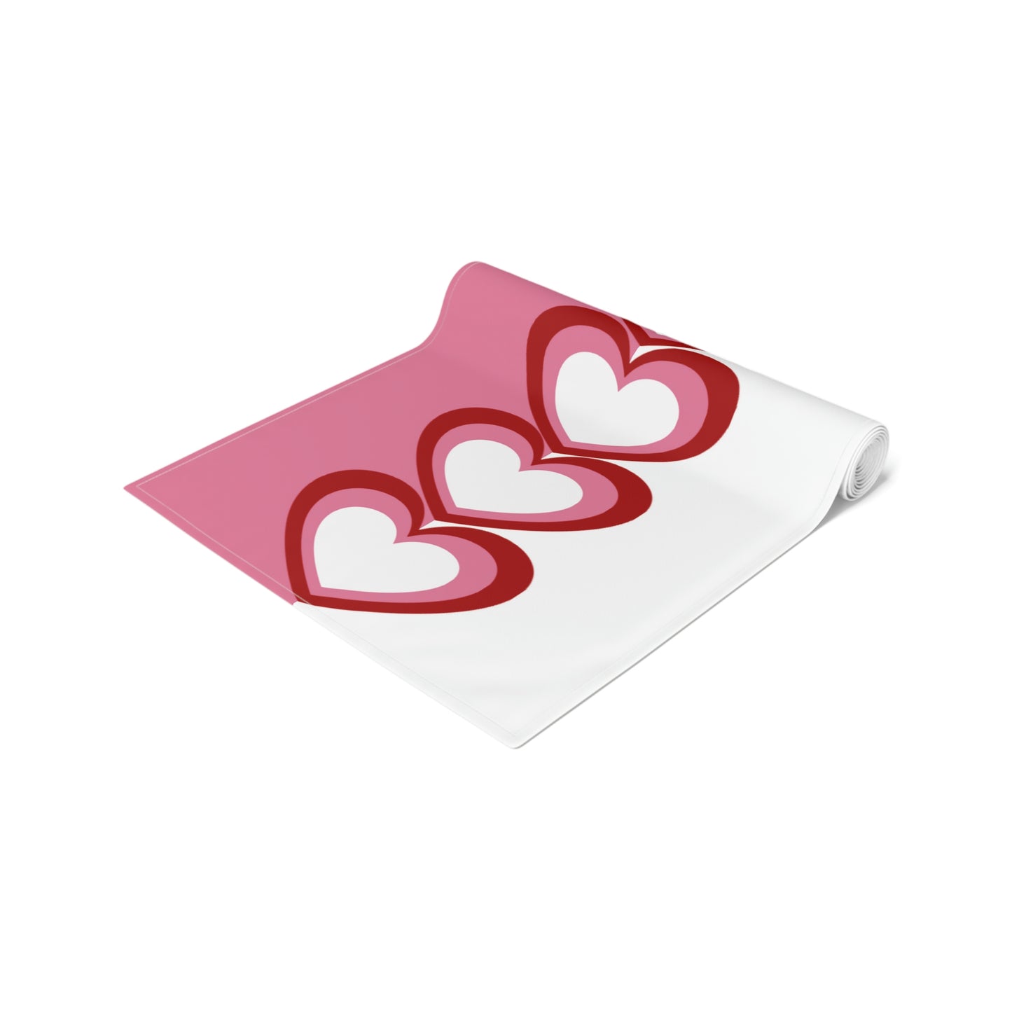 Valentine's Day Table Runner / Valentine's Day Decor / Heart Decor / Red and Pink Valentine's Decor