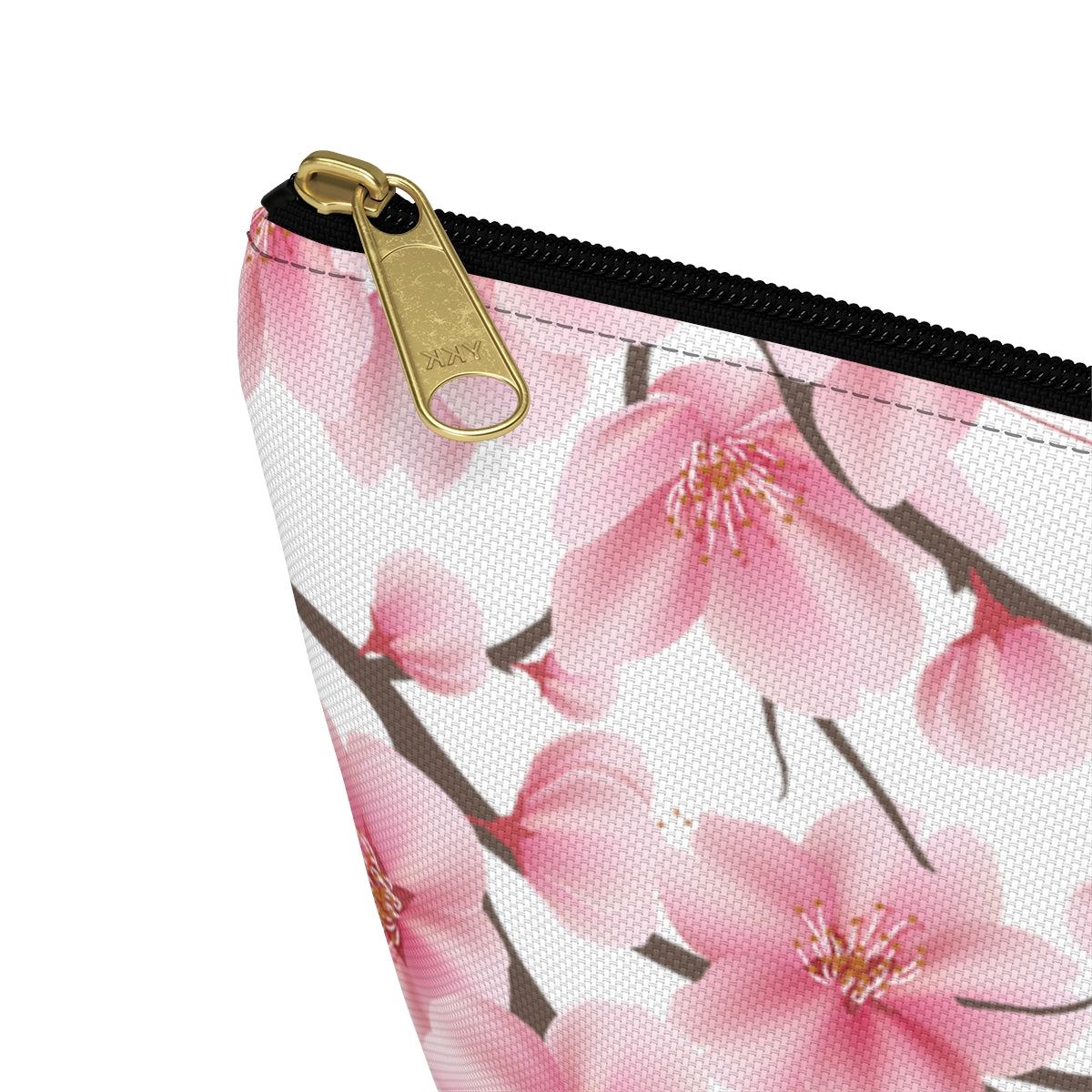 Cherry Blossom Makeup Bag / Pink Cosmetic Bag