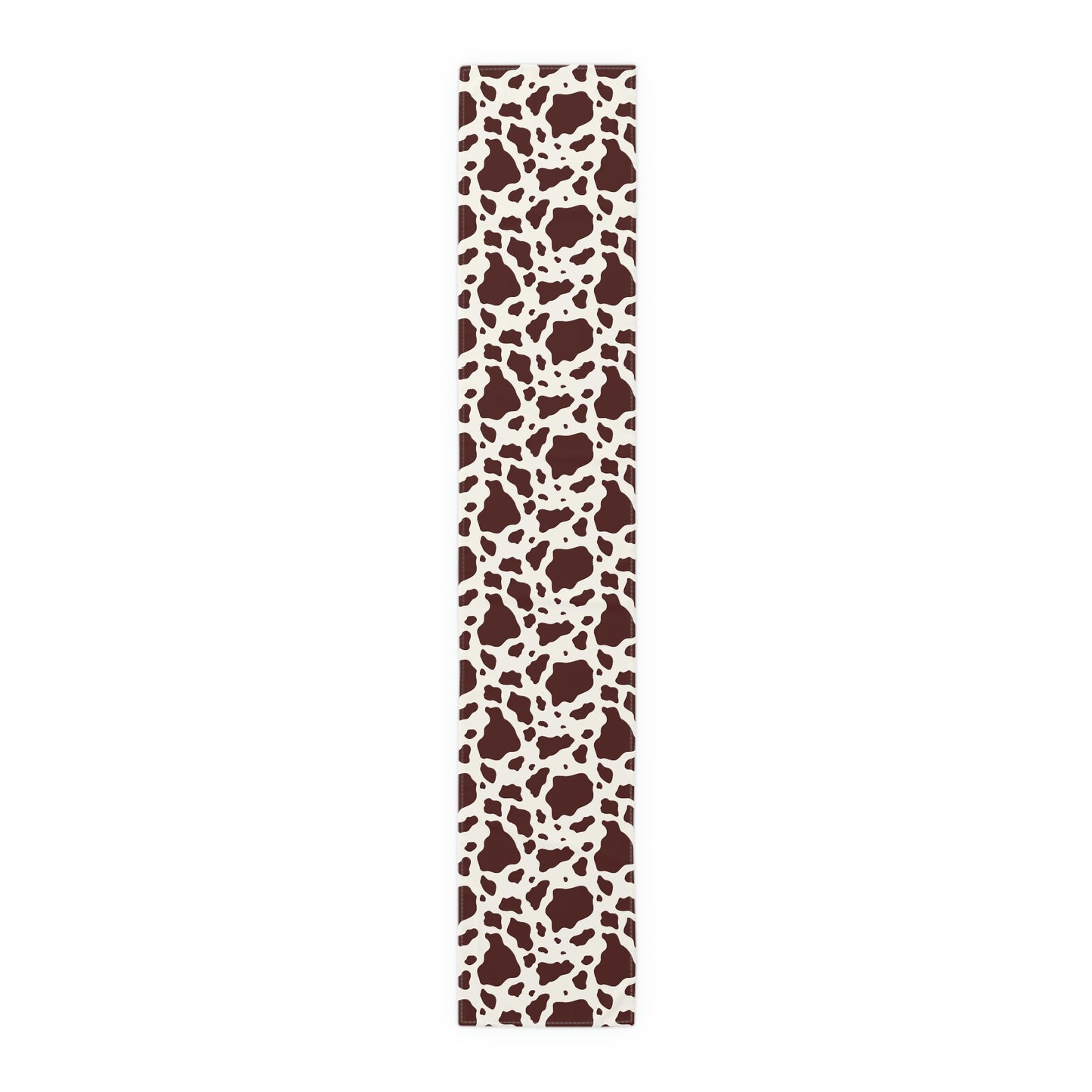 Brown Cow Print Table Runner / Brown Table Runner / Farmhouse Decor