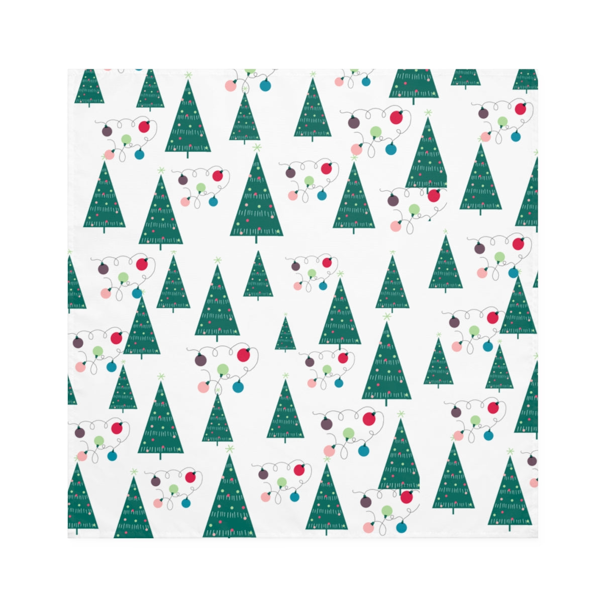 Christmas Napkins / Christmas Tree Decor / Christmas Lights Decor