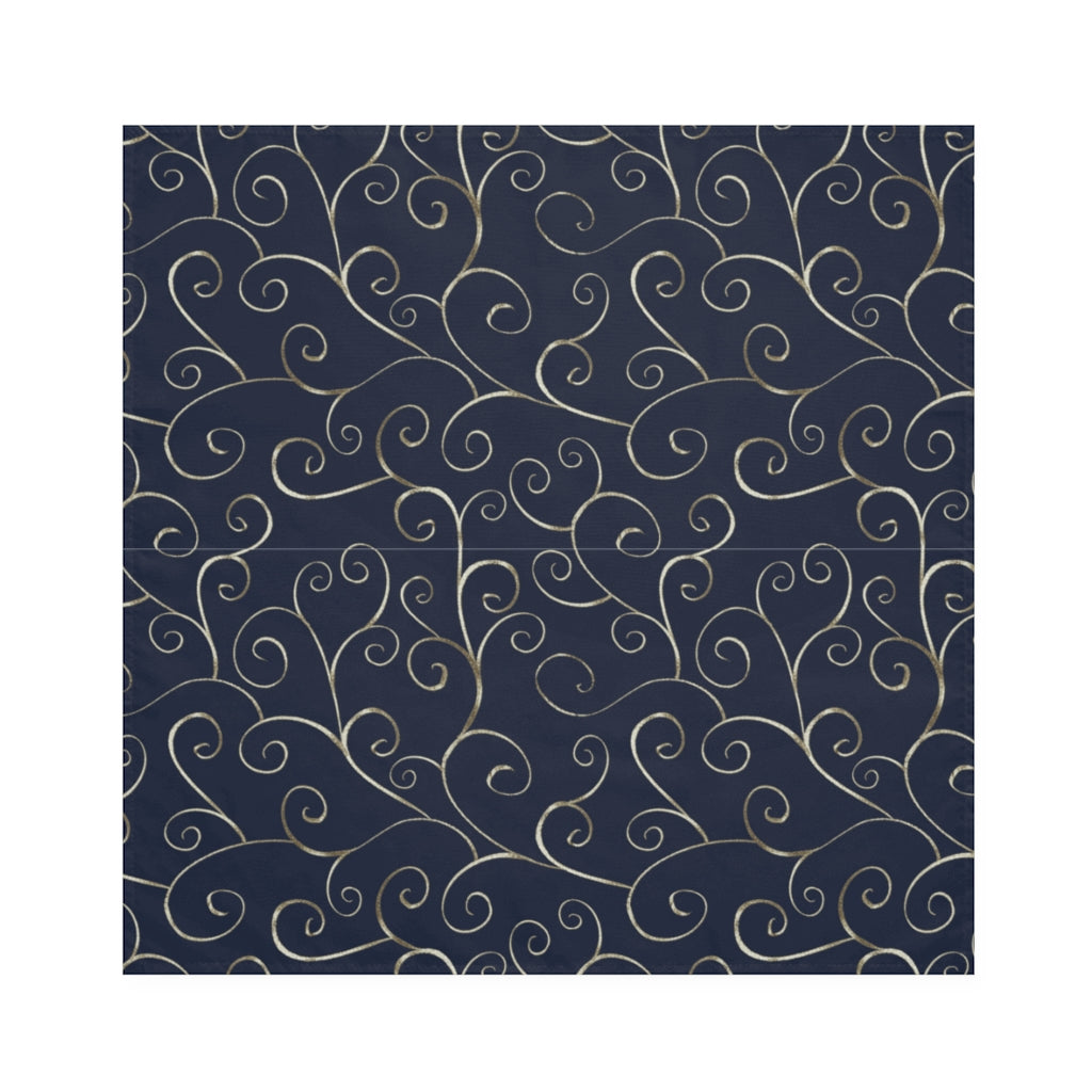 Christmas Napkins / Navy Blue Napkins / Wedding Napkins / Set of 4