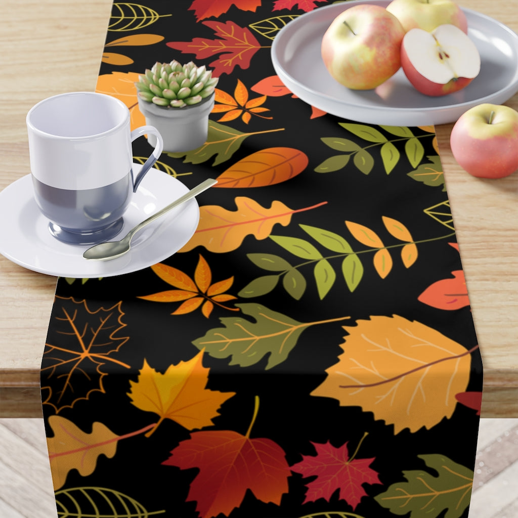Thanksgiving Table Runner / Fall Leaves Table Runner