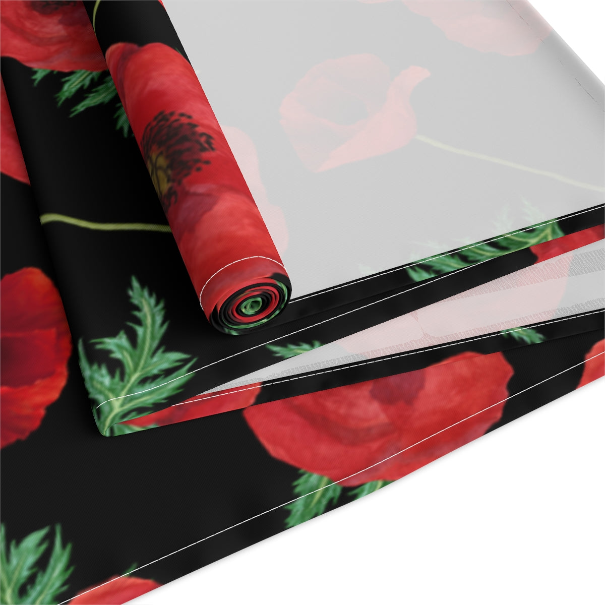 Red Poppy Table Runner
