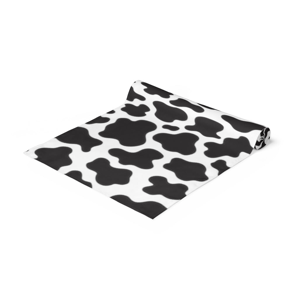 Cow Print Table Runner / Farmhouse Table Decor