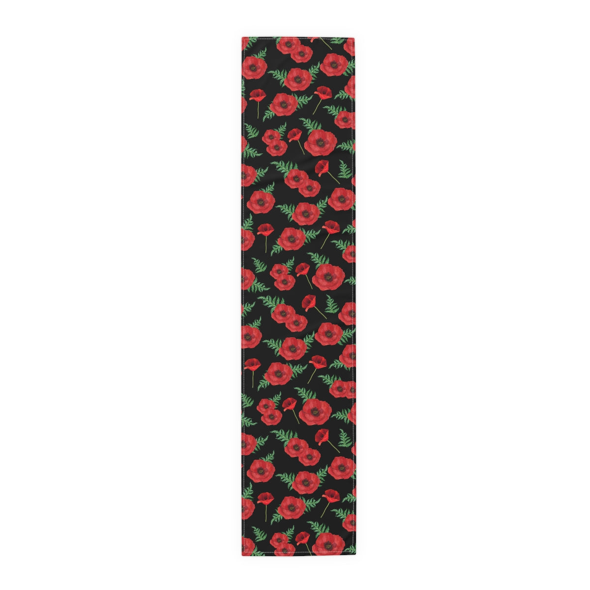 Red Poppy Table Runner