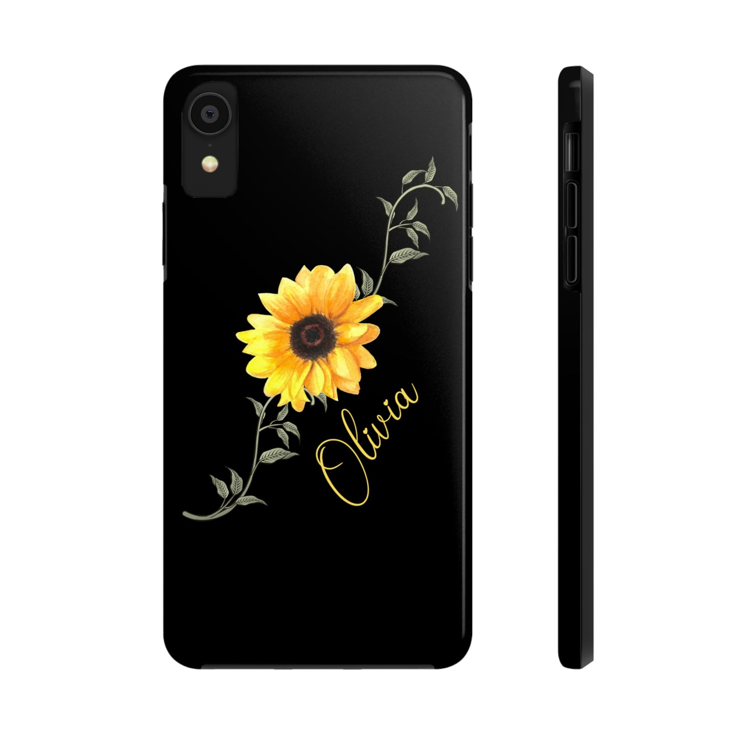 Sunflower IPhone Case / Personalized Girl's Phone Case