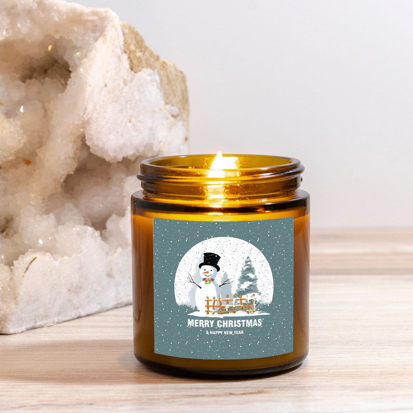 christmas soy scented candle