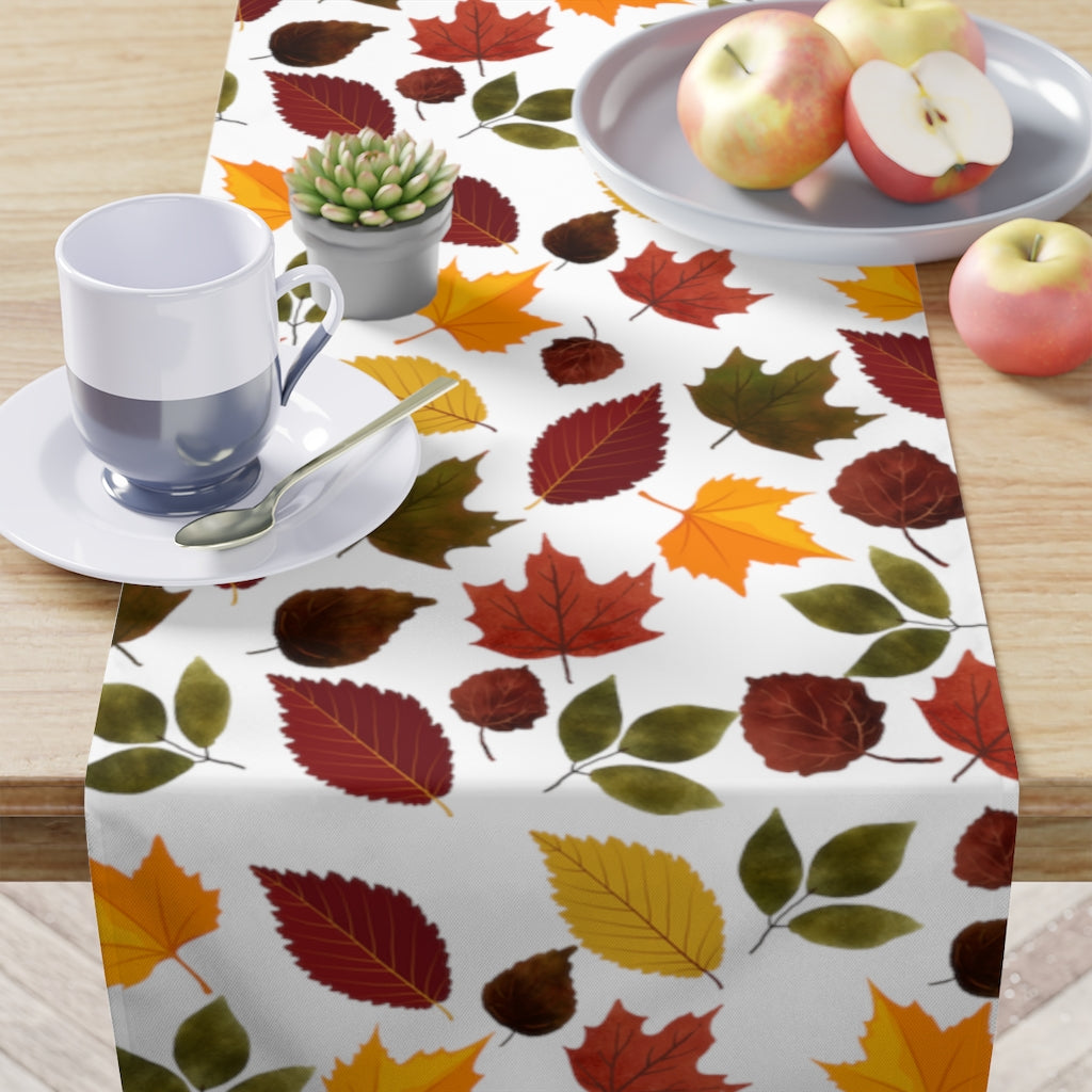 fall leaf table runner
