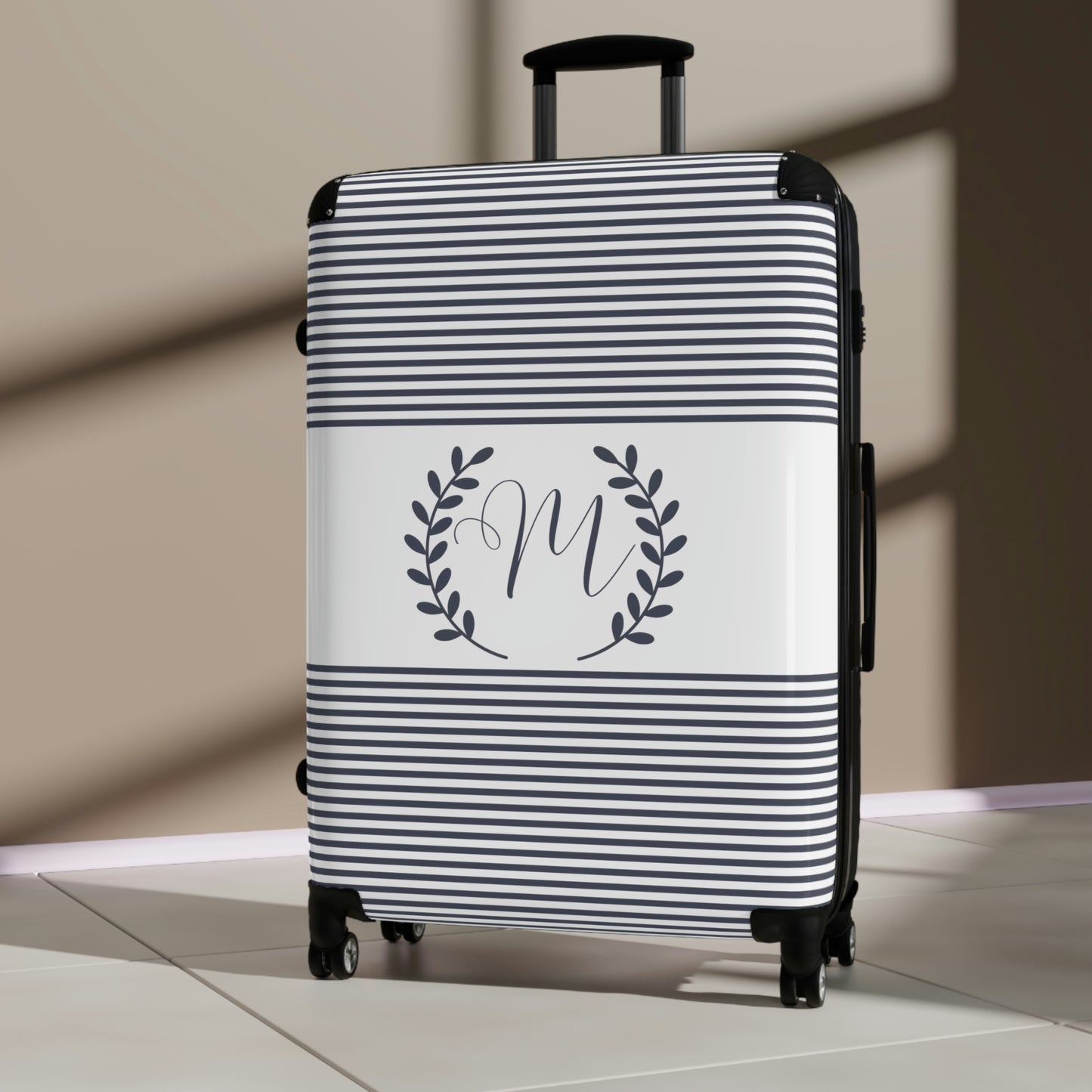 Women's Monogram Suitcase / Personalized Luggage