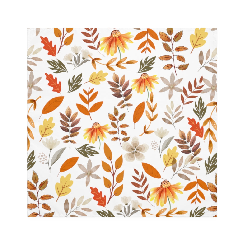 fall flower cloth dinner napkins for thanksgiving