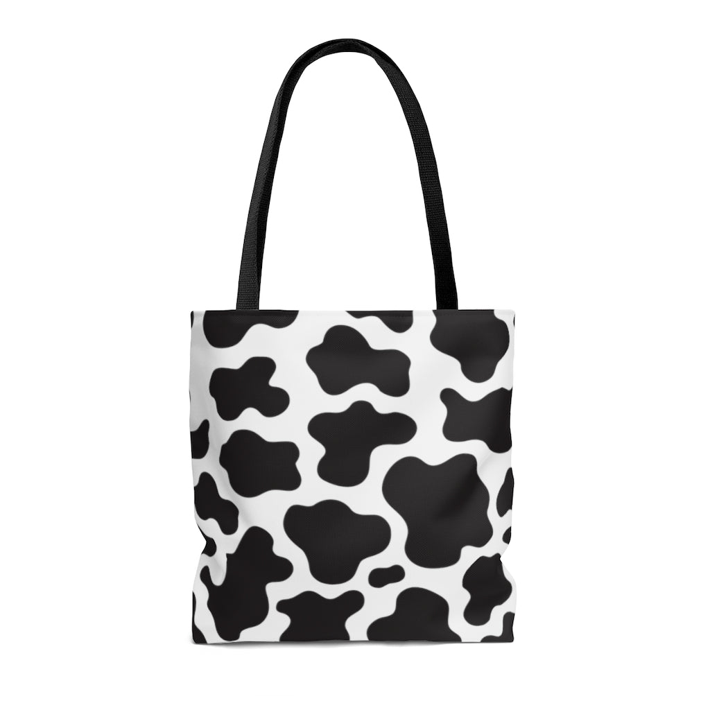 Farmhouse Tote Bag / Cow Print Bag