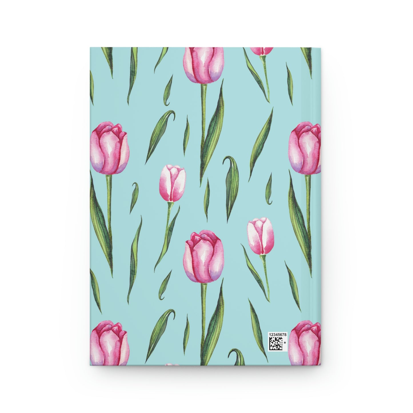 Personalized Spring Tulip Hard Covered Journal