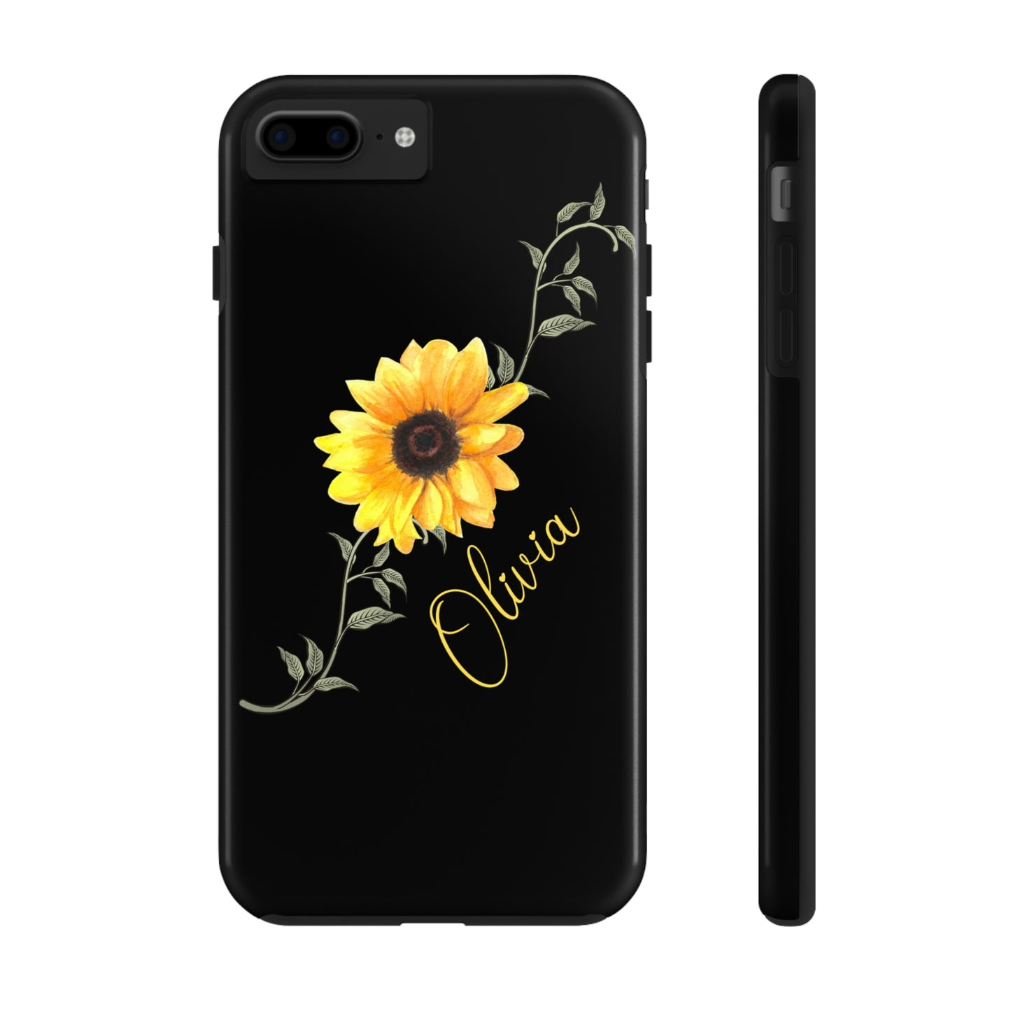 Sunflower IPhone Case / Personalized Girl's Phone Case