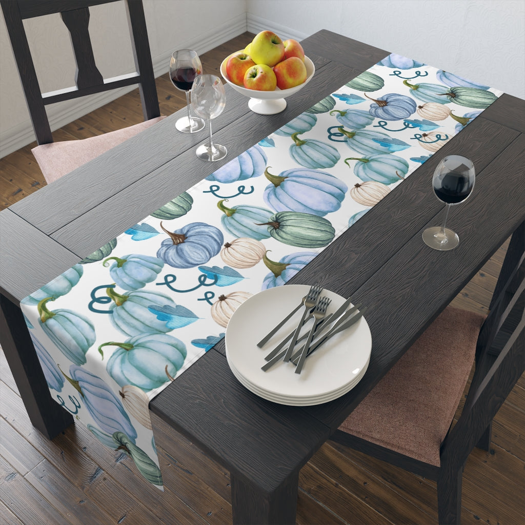 Blue Pumpkin Table Runner