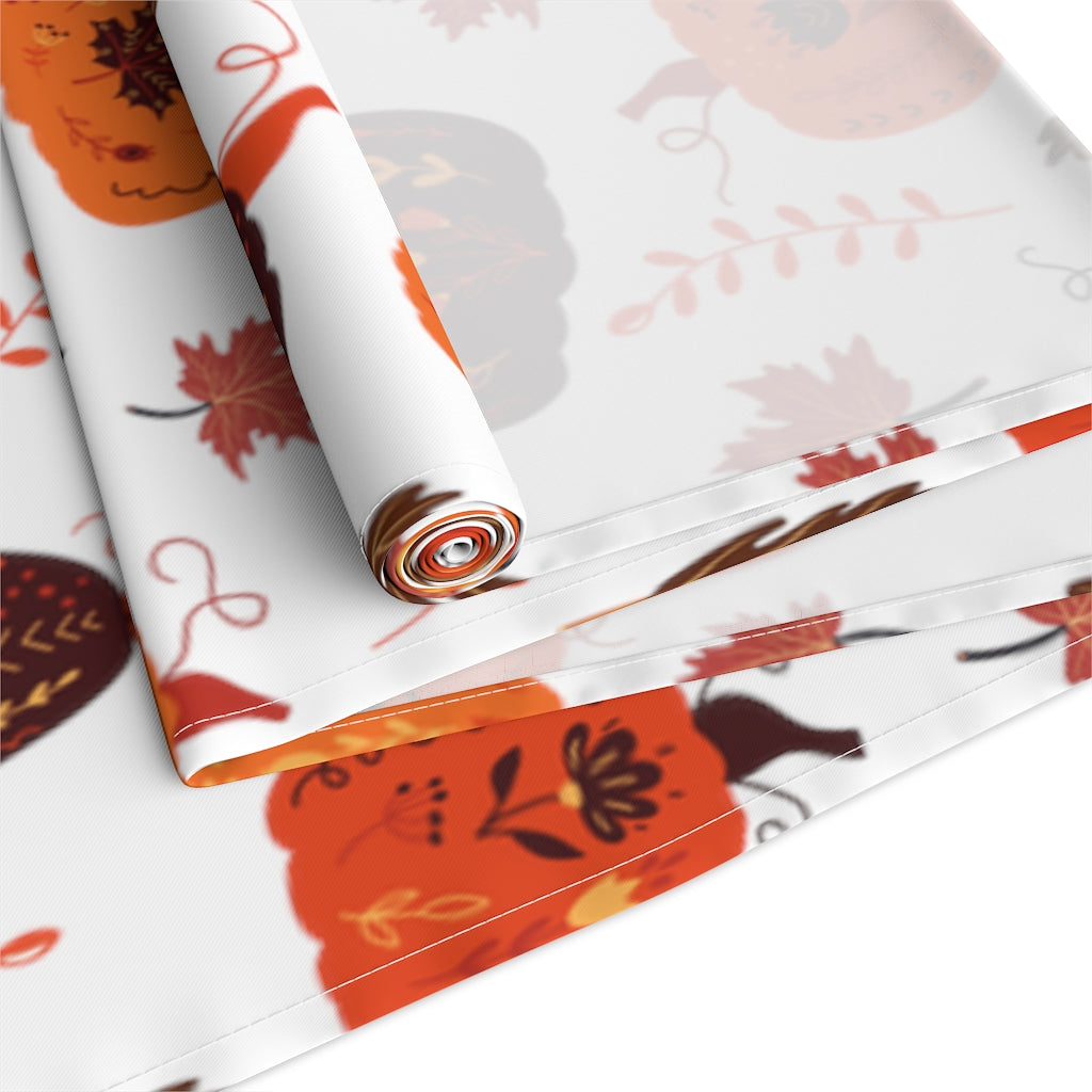 Pumpkin Table Runner / Orange Fall Table Runner