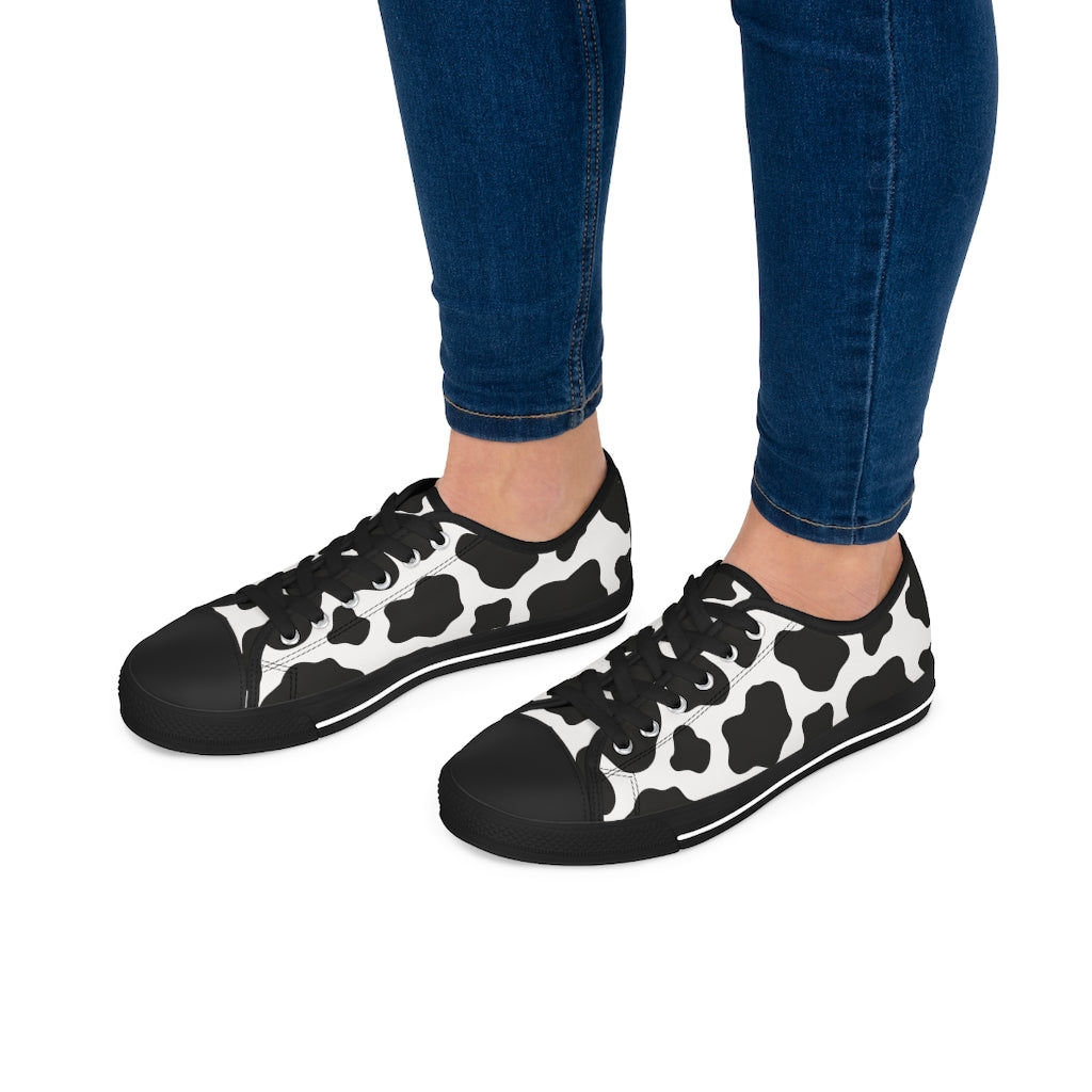 Cow Print Shoes / Cow Print Women's Sneakers