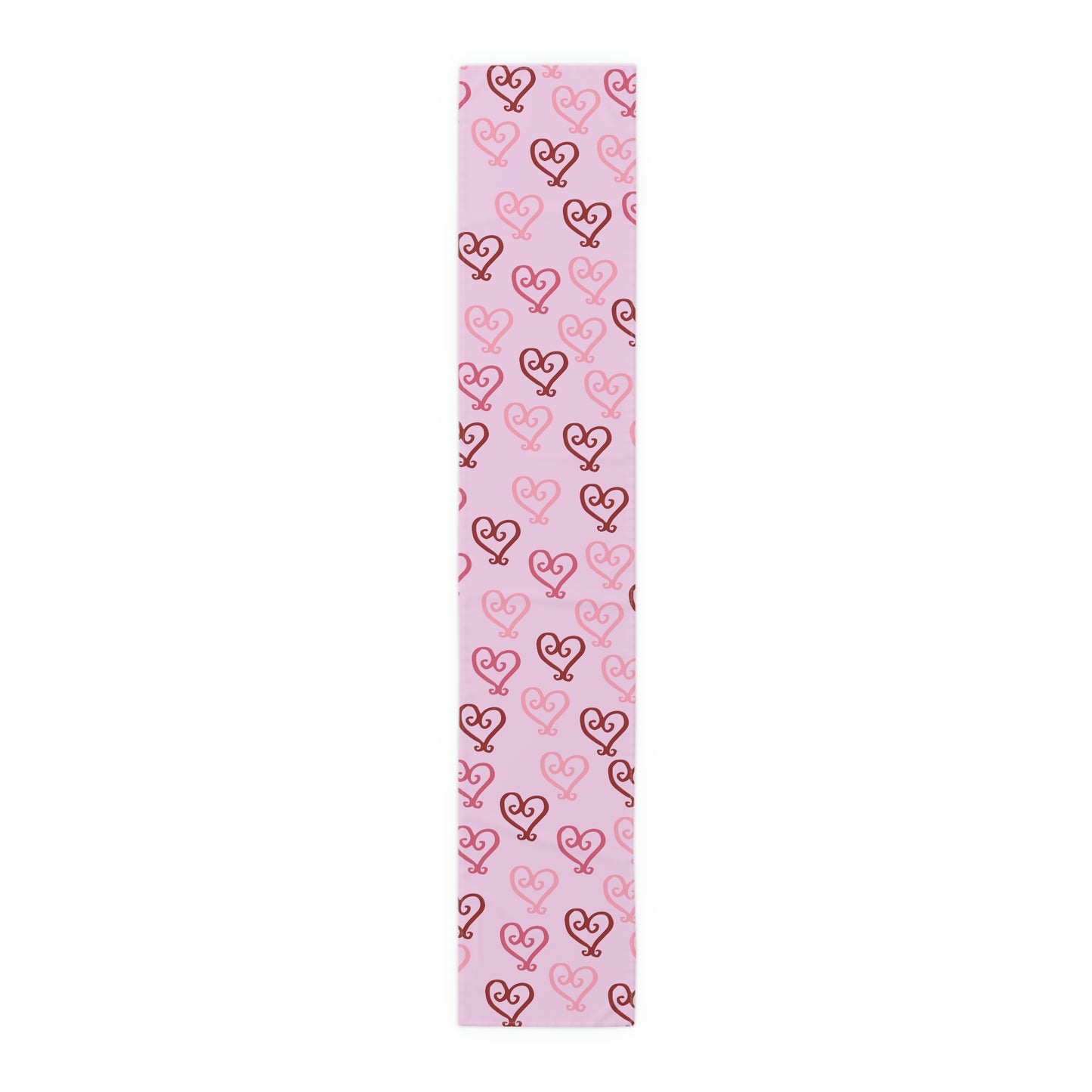 Valentine's Day Table Runner / Valentine's Day Decor / Pink Heart Decor / Valentine's Table Decor / Pink Table Runner