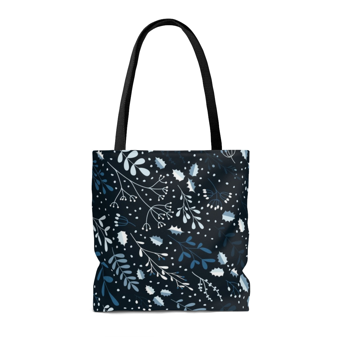 Winter Tote Bag / Navy Blue Bag