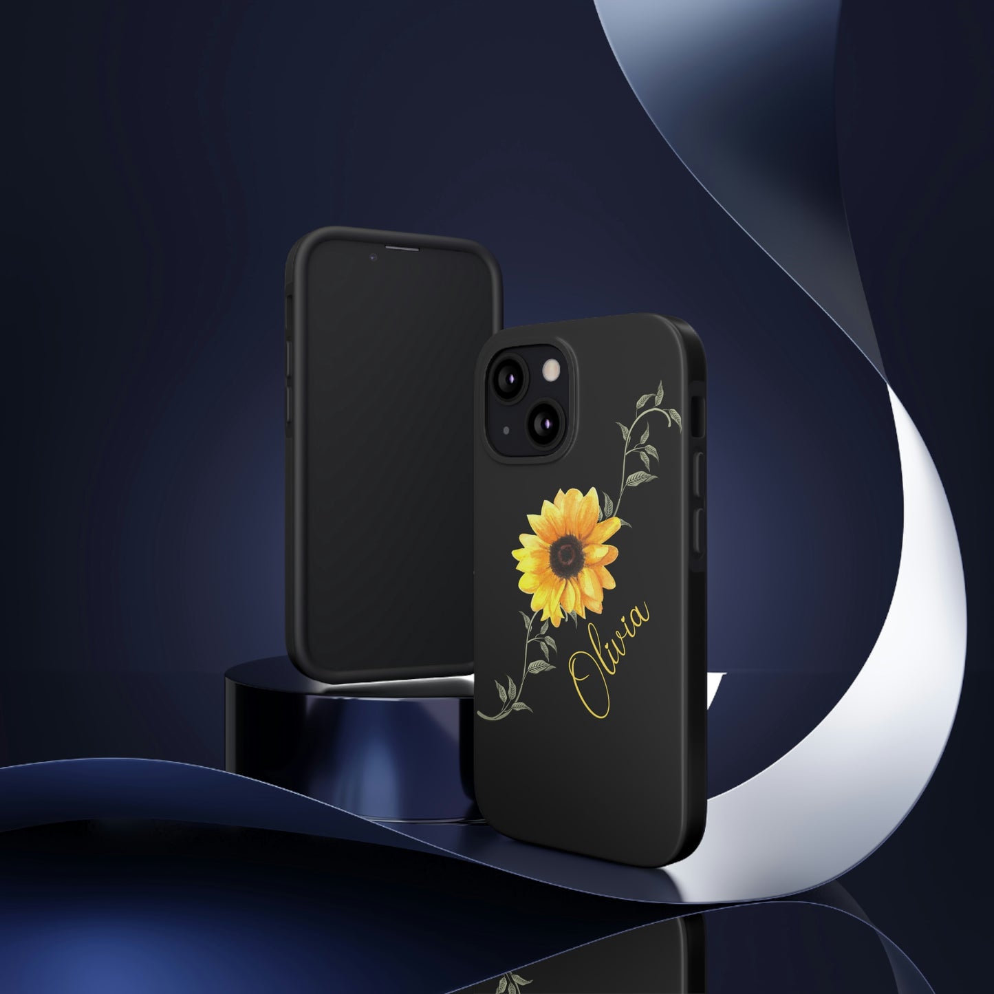 Sunflower IPhone Case / Personalized Girl's Phone Case