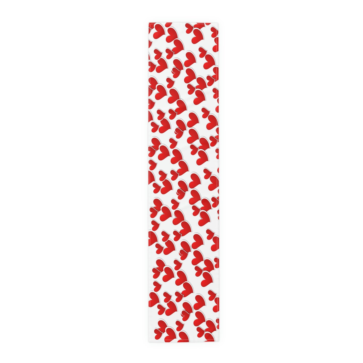 Valentine's Day Table Runner / Heart Print Table Decor / Red Heart Table Runner / Valentine's Day Gifts / Red Heart Decor