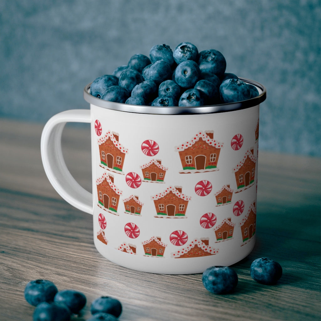 Christmas Coffee Mug / Gingerbread House Camping Mug