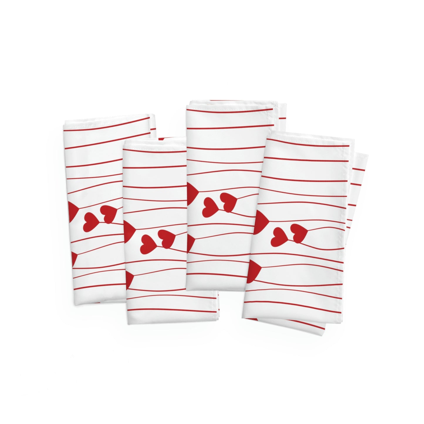 Valentine's Day Napkins / Valentines Day Decor / Heart Decor / Heart Napkins