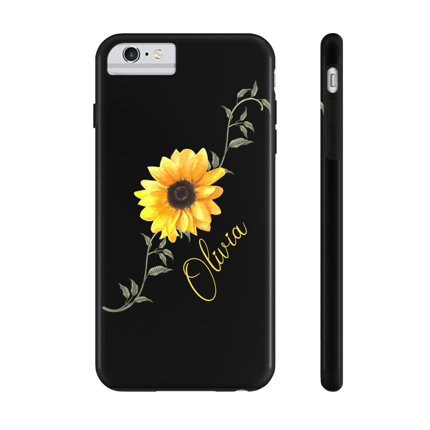 Sunflower IPhone Case / Personalized Girl's Phone Case