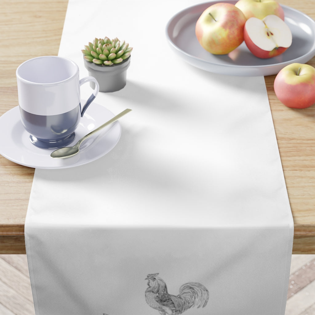 Farmhouse Table Runner / Cow Pig Rooster Decor