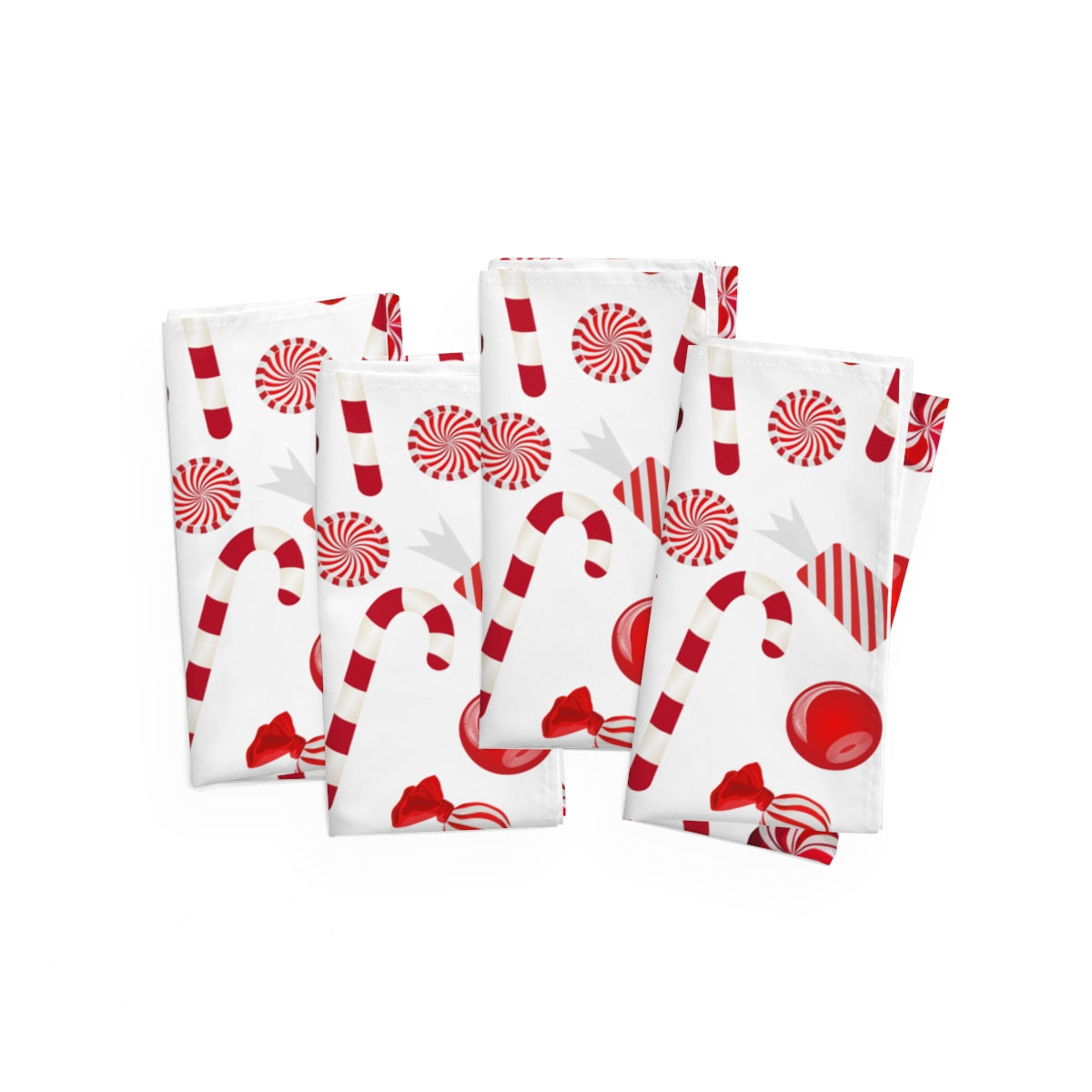 set of 4 christmas napkins