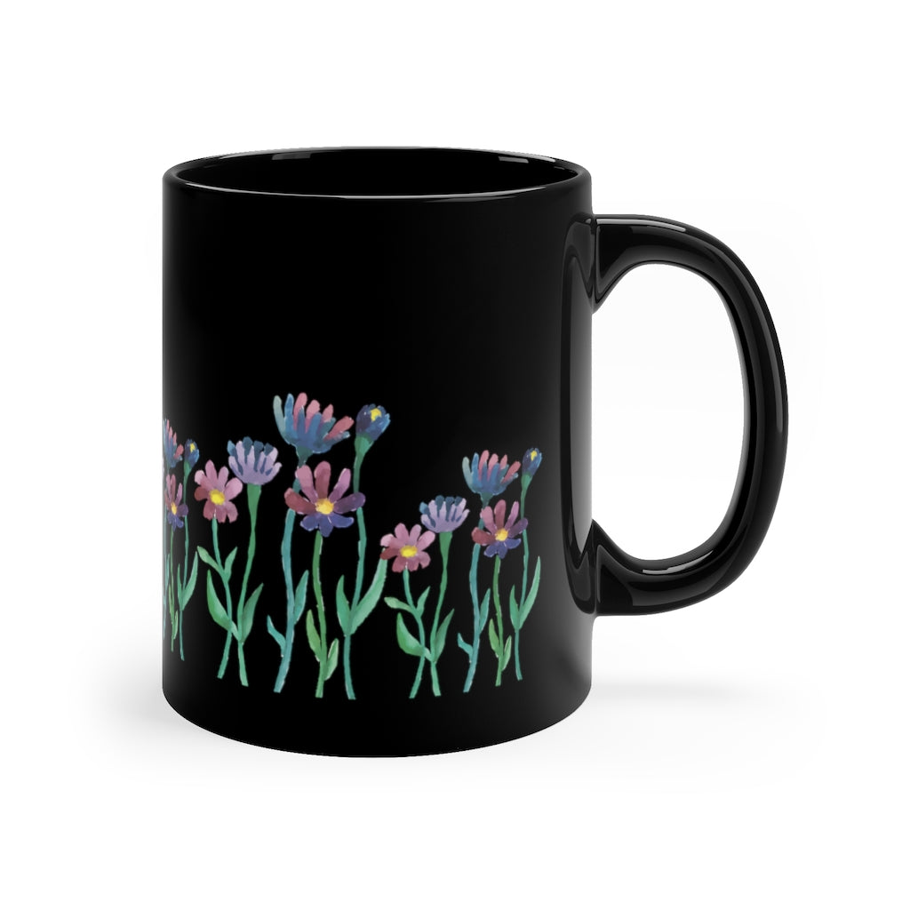 Watercolor Flower Mug / Wildflower Mug