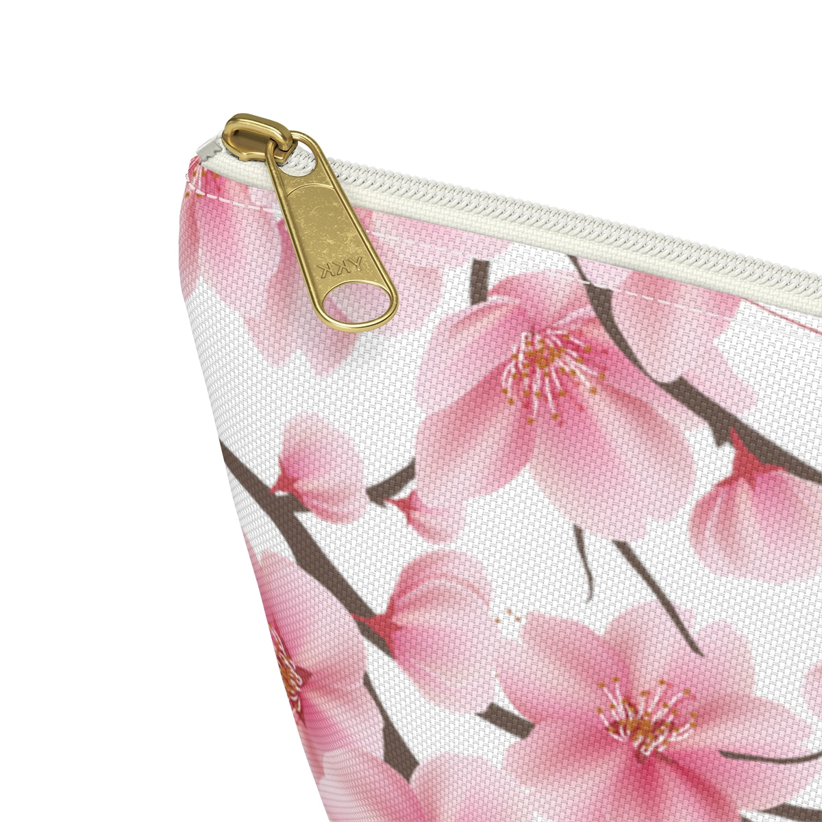 Cherry Blossom Makeup Bag / Pink Cosmetic Bag