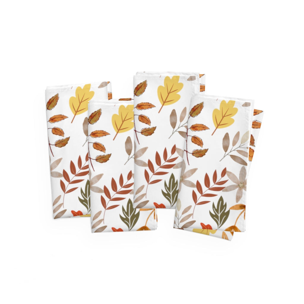 Fall Napkins / Set of 2 Autumn Napkins