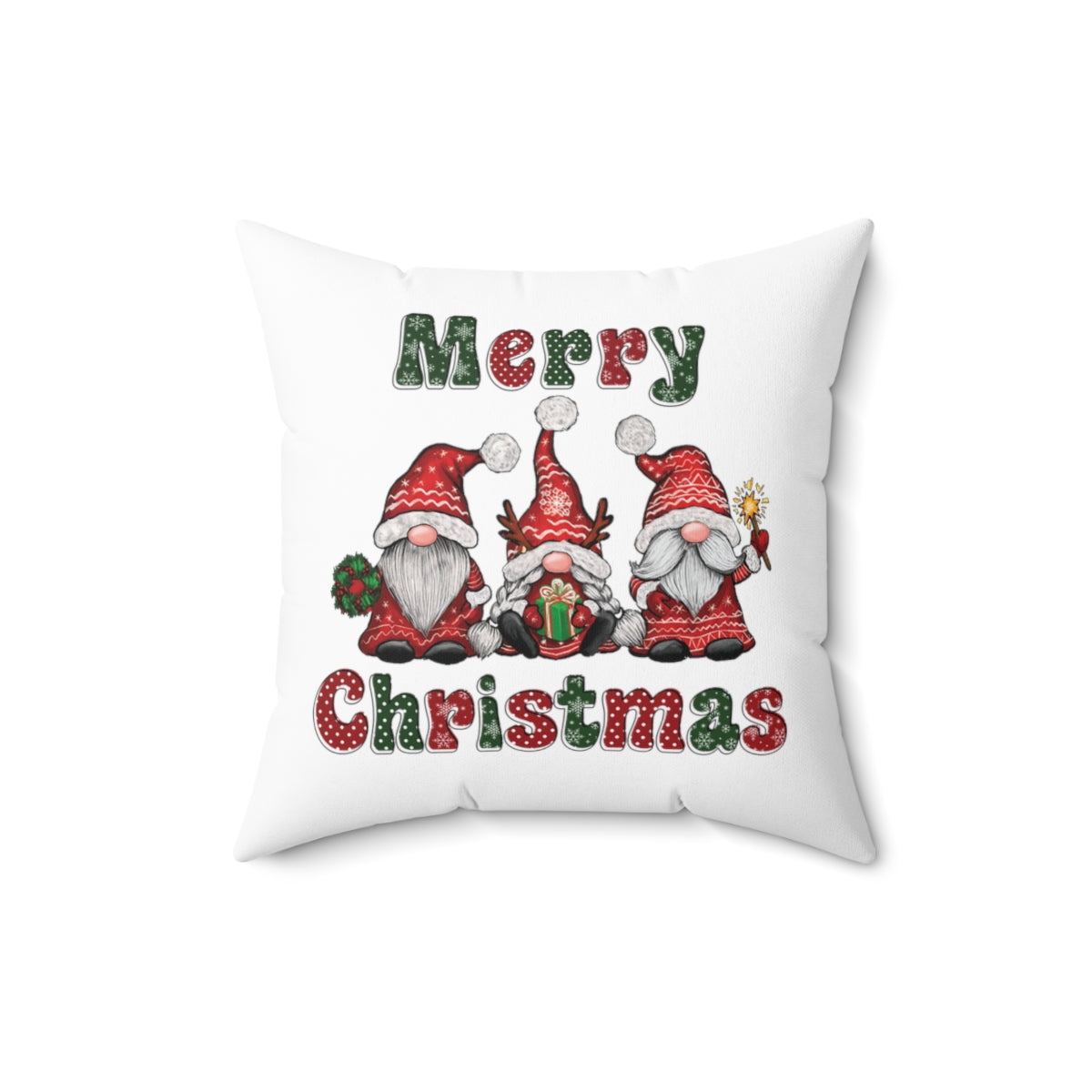 christmas gnome pillow