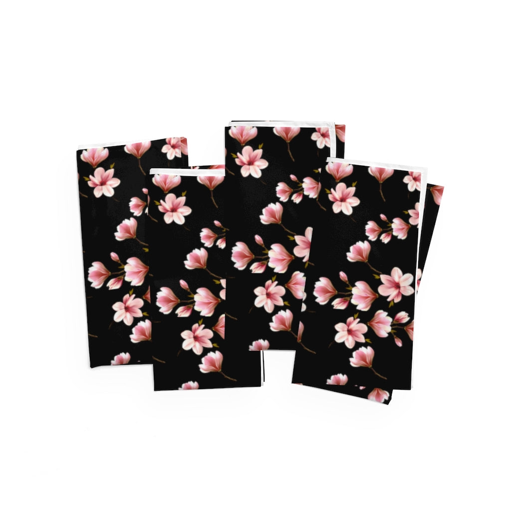 Floral Dinner Napkins / Magnolia Cloth Napkins