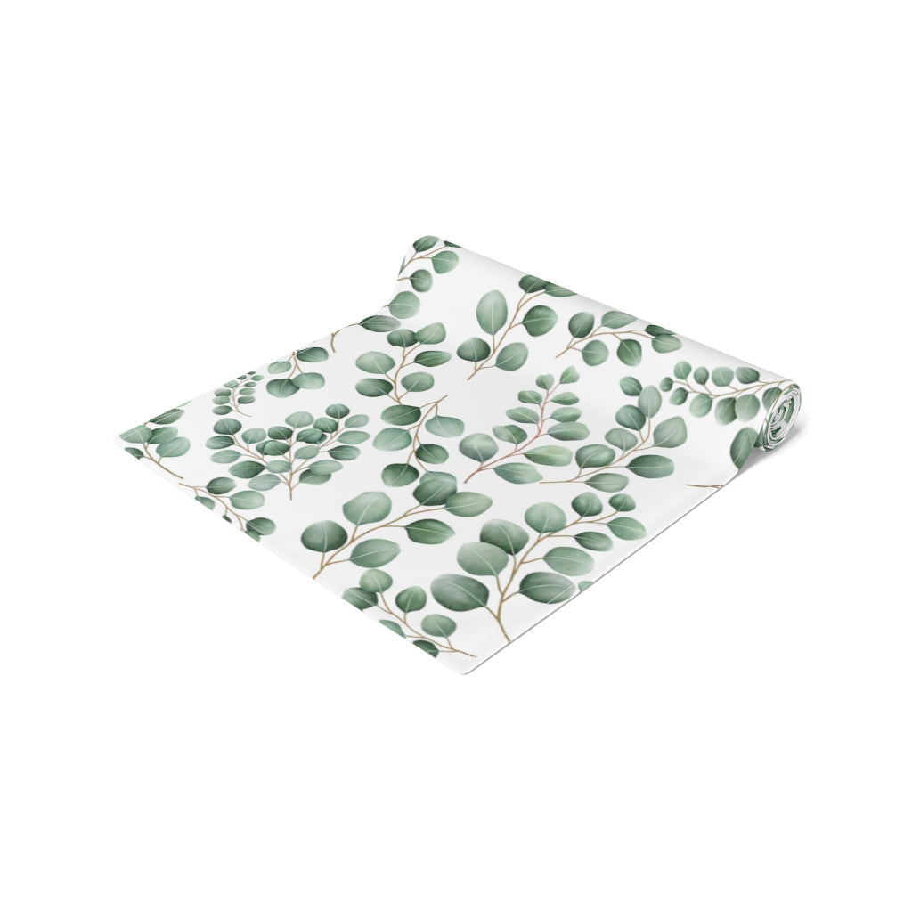 Eucalyptus Table Runner / Green Leaf Table Runner