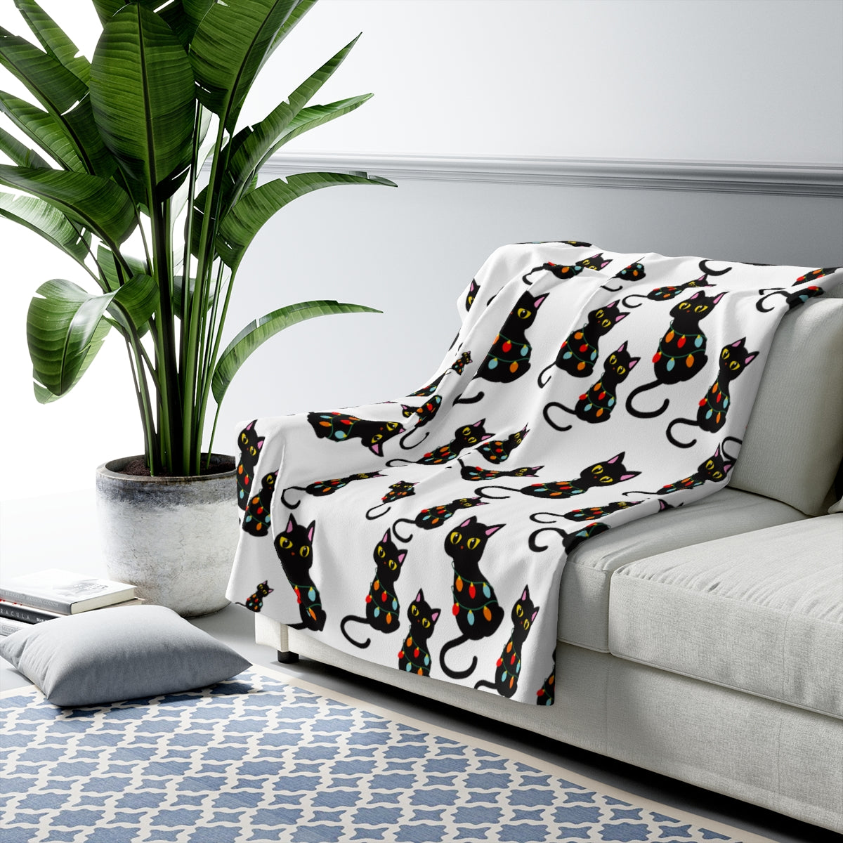 christmas cat blanket