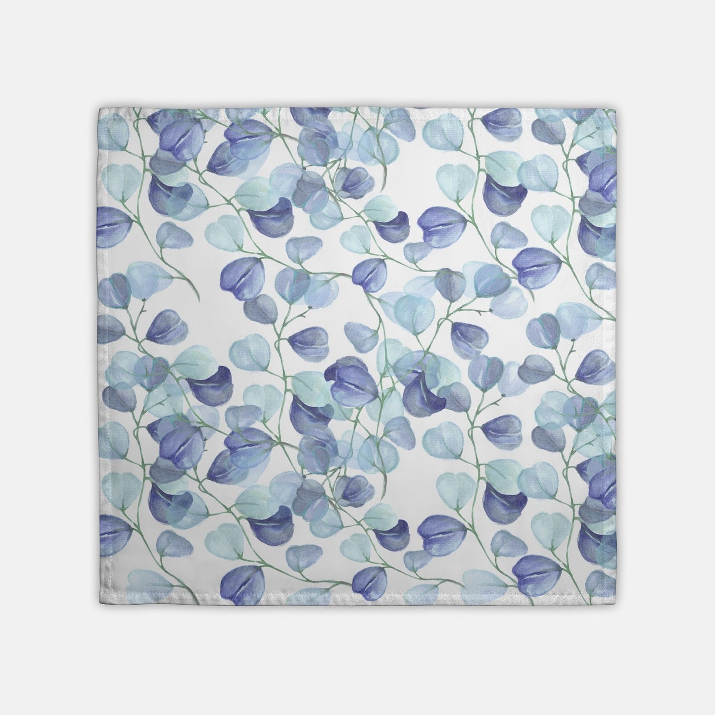 Blue Leaves Tea Towel / Hostess Towel