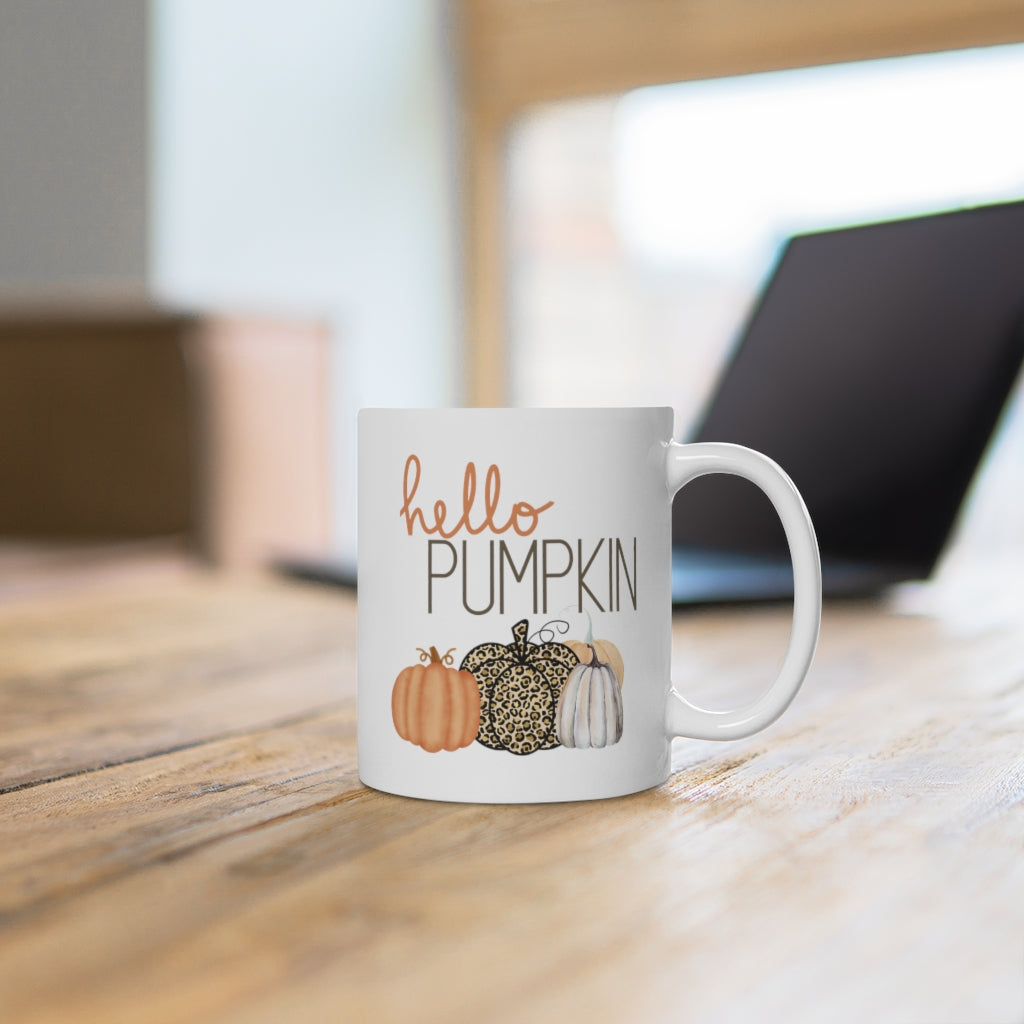 Hello Pumpkin Mug / Fall Mug